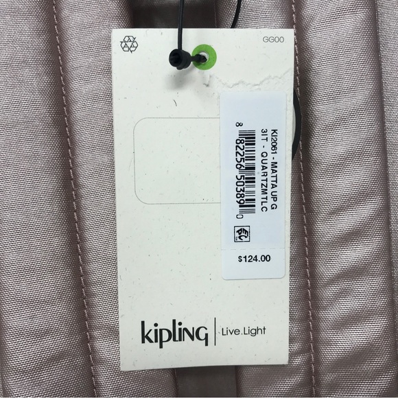 Kipling KI2061 3IT Matta Up Backpack, Size 9.75\'\'L x 12.25\'\'H x 4.75\'\'D - Quartz main image 9